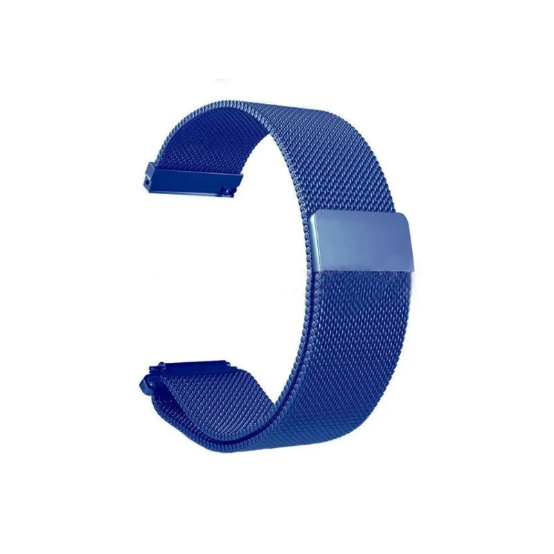 LONGYUGU Compatible With Huawei GT2 Milanese Magnetic Smart Web Wristband Strap-7