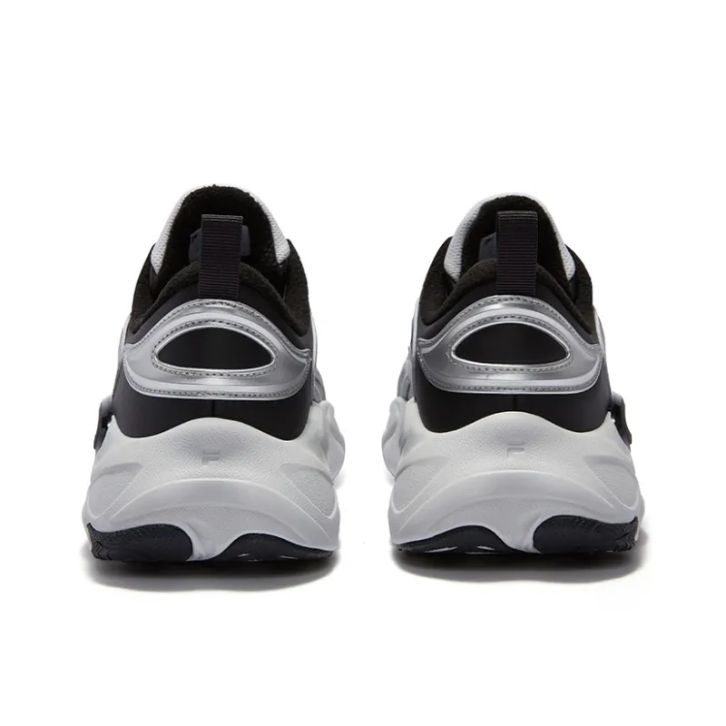 FILA FUSION FORCE WE Cushioning Anti-Slip And Wear-Resistant Low-Top Casual Shoes Men's Silver Gray-2