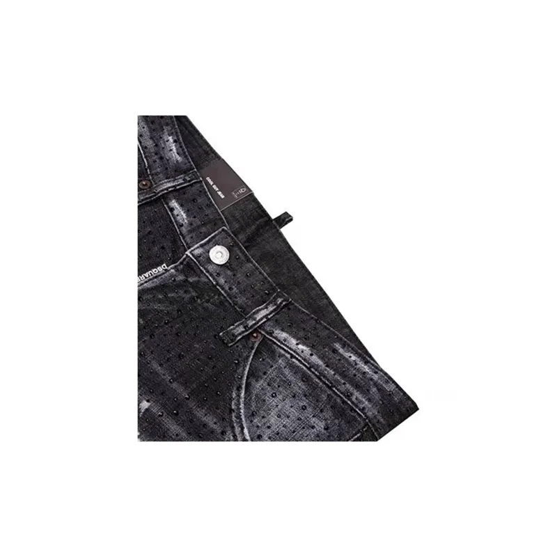 DSQUARED 2 D2 Squared Spring And Summer Collection Jeans Men's Black-4