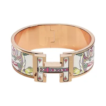 HERMES Enamel Bracelets Men's Multicolor