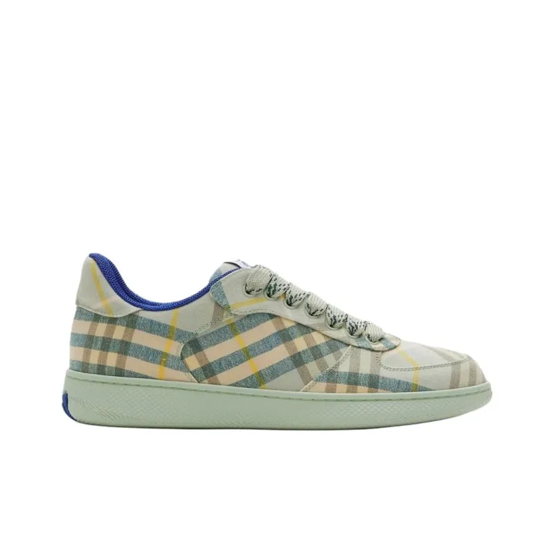 Burberry Terrace Low-Top Skateboard Shoes Women's Green-1