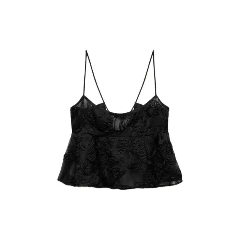 ZARA Camisoles Women's Black-1