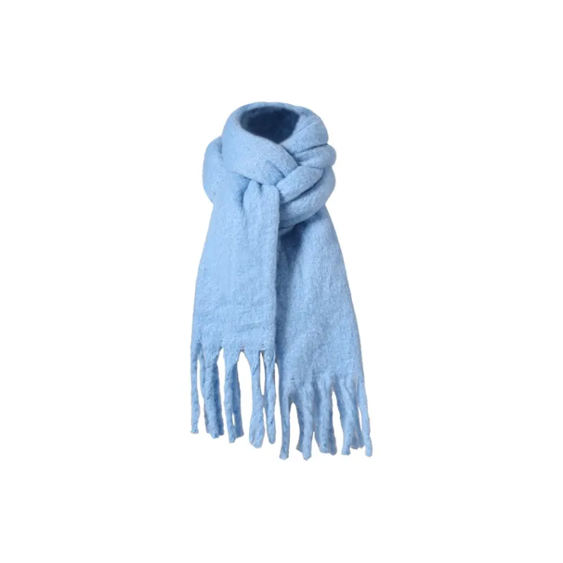 15 MINS Polyester Knit Scarves Women's Multicolor-9
