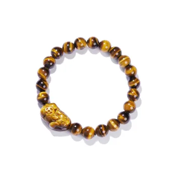 XIBAOCHUNHUA Tiger's Eye Stone Bracelets Unisex