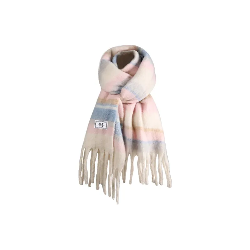 15 MINS Polyester Knit Scarves Unisex-2