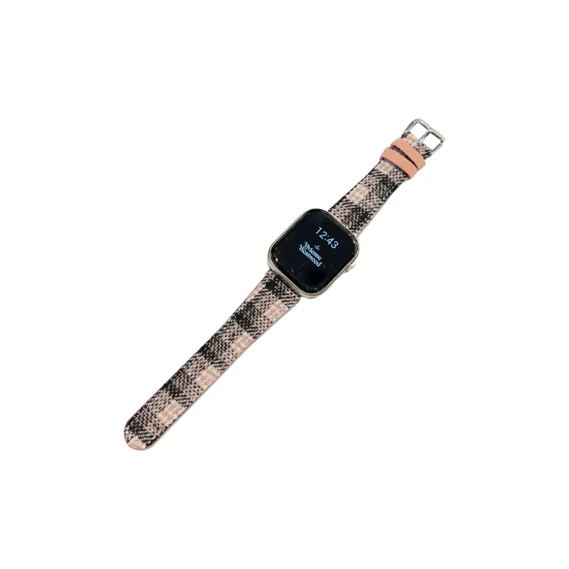 NCFCK Apple Compatibility Watch Band Woolen Leather Material-1