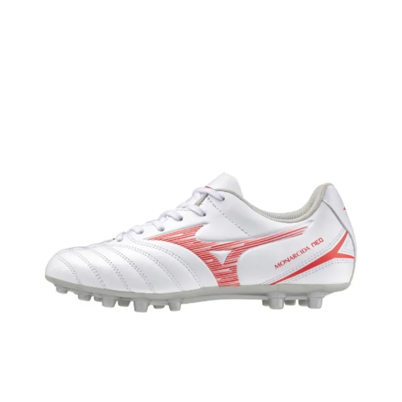 Mizuno MONARCIDA NEO 3 Slip-Resistant Anti-Kick Low-Top Kids' Soccer Shoes White Teenagers-0