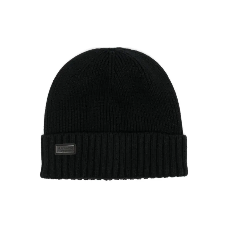 BARBOUR Ribbed Knit Beanies-1