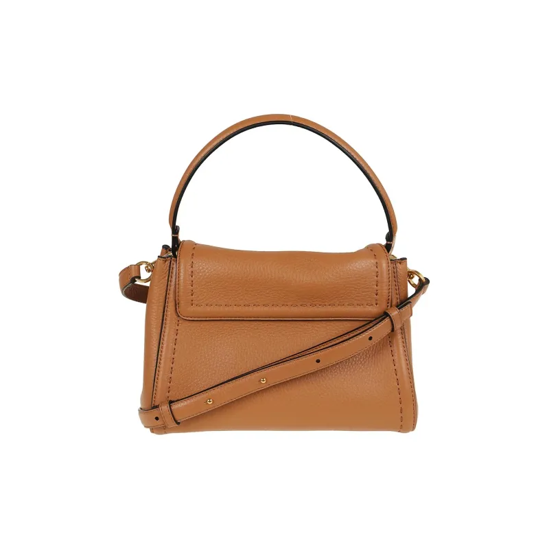 Valentino ALLTIME Calfskin Shoulder Bag, Crossbody Bag, Handbag Women's Almond Beige-2