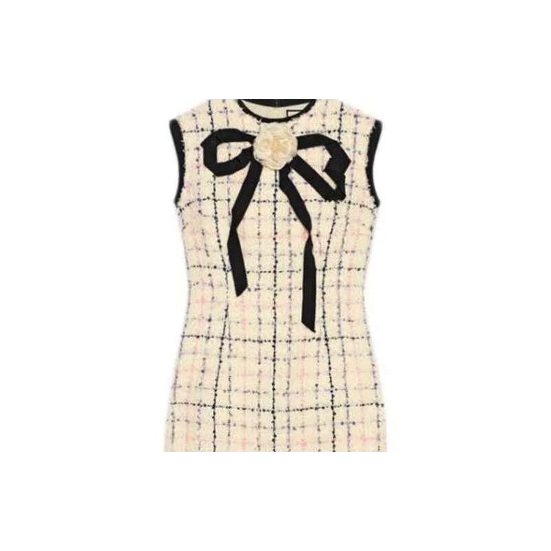 GUCCI 2010s Tweed Dress-4
