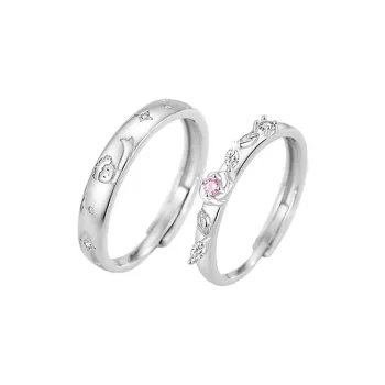 Danfu 999 Fine Silver Rings Unisex