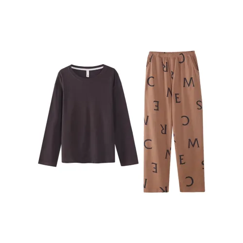 MADALLO Pajama Set Women's Dark Brown