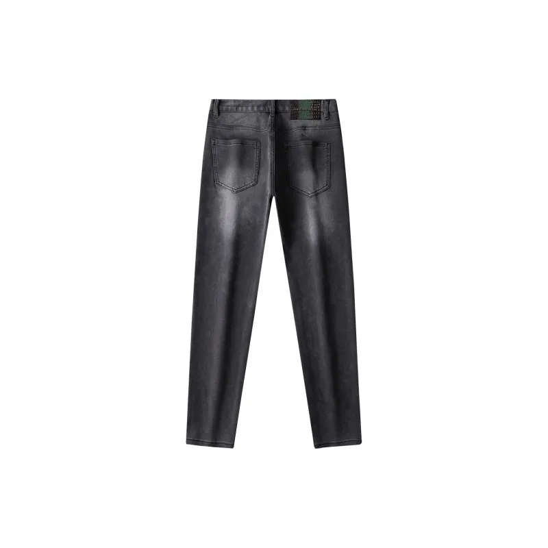 HARSIINCN Jeans Men's Black Gray-8