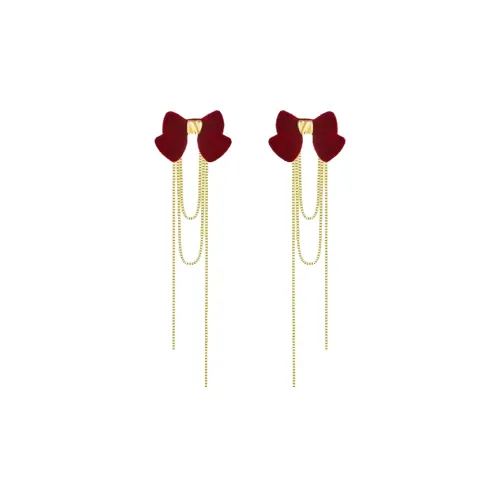 Rhymes Gold Plated Copper Earrings Women's