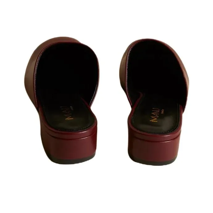 Manu Atelier Beste Slippers Wrap-toe Slippers Women's Red-3