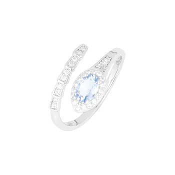 ZURY S925 Silver Rings Women's Silver