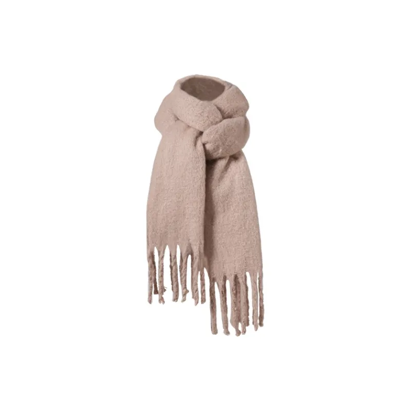 15 MINS Polyester Knit Scarves Women's Multicolor-1