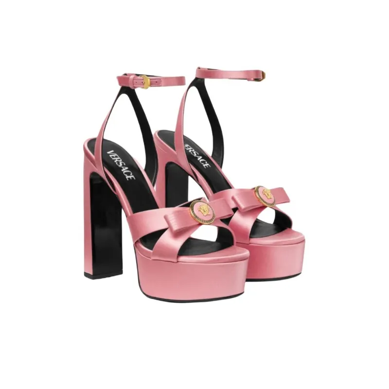 FANSIZHE Gianni One Strap Sandals 14cm Women's Pink-2