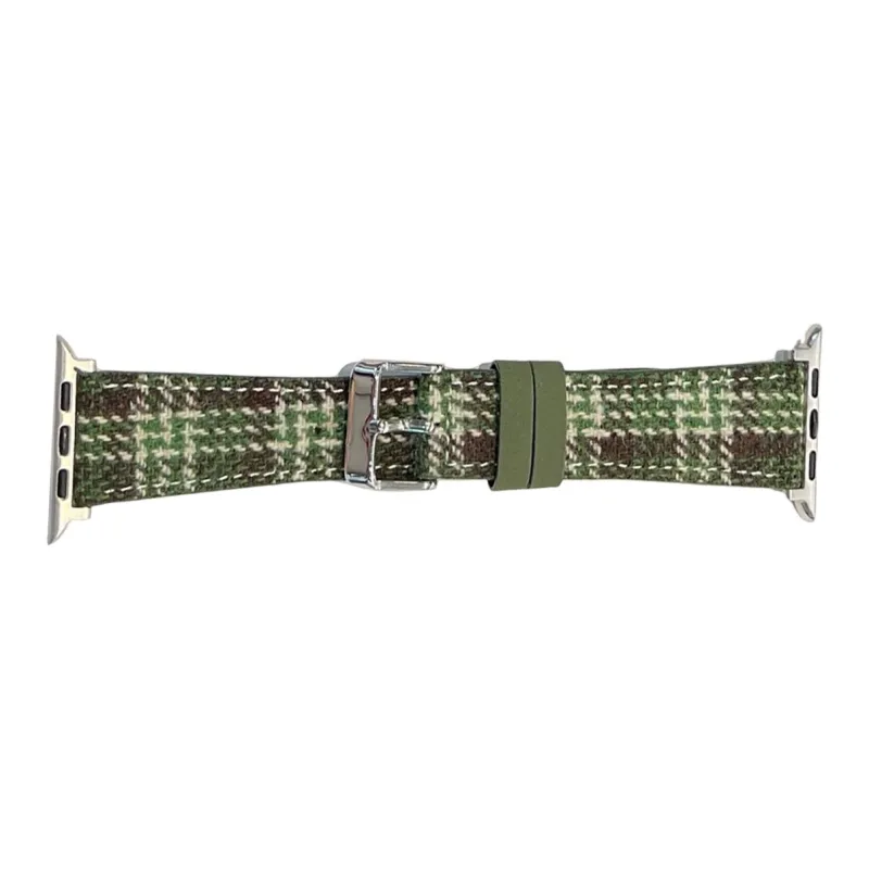 NCFCK Apple Compatibility Watch Band Woolen Leather Material-5
