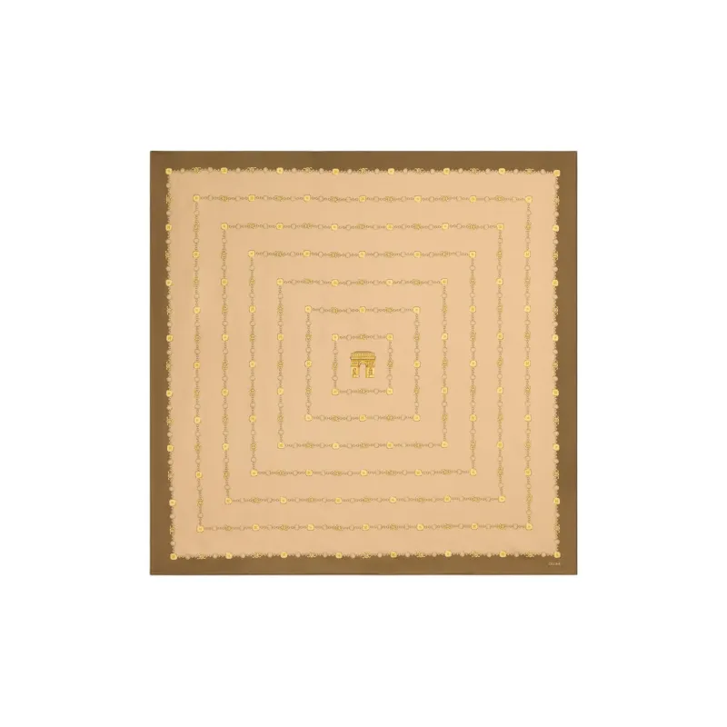 CELINE Square In Arc De Triomphe Silk Twill-0