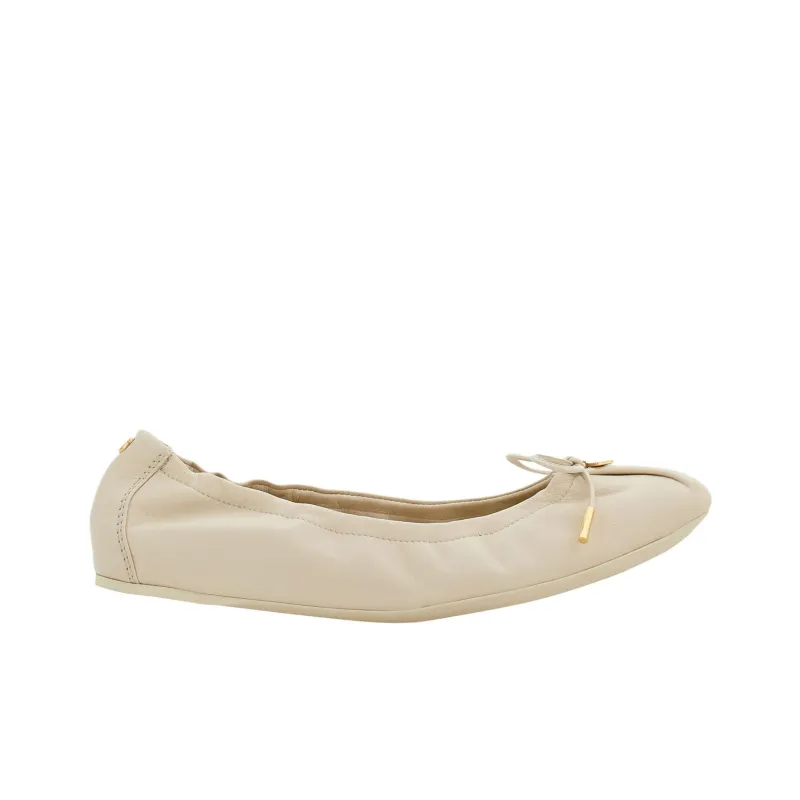 Ferragamo Leather Ballerina Shoes Women's-1