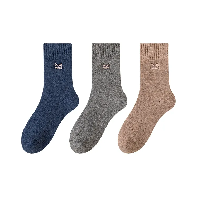MIIOW Mid Calf Socks Unisex 3 Pack-28