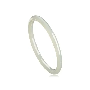 YUANYUXIANG Hetian Jade Bangles White Jade Women's