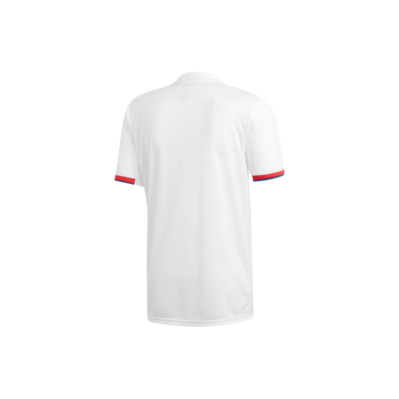 Adidas Olympique Lyonnais Soccer Jerseys Men's White/Preppy Red/Collegiate Blue-1
