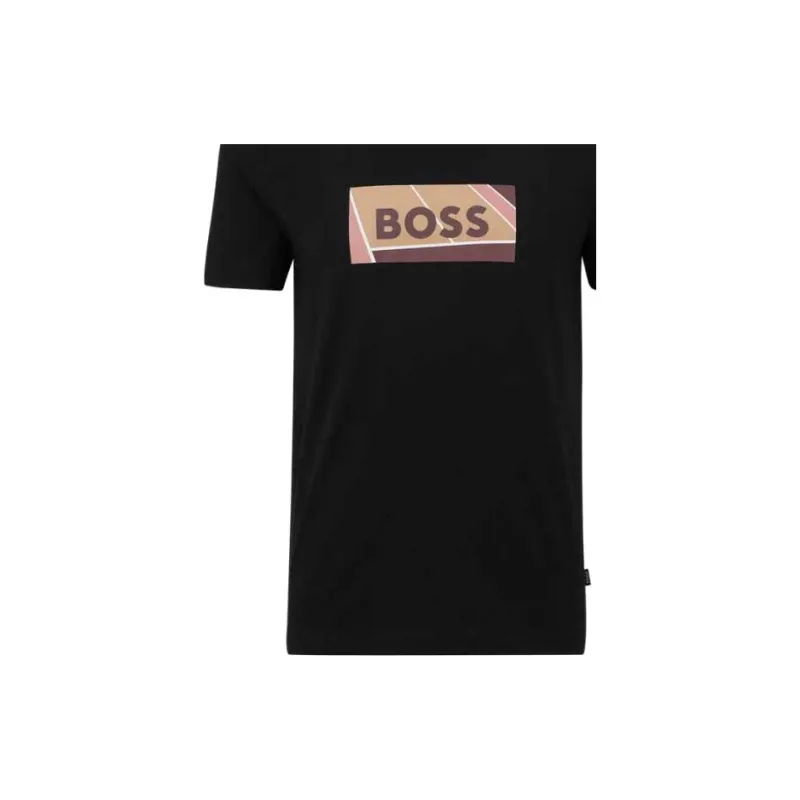 HUGO BOSS Graphic Logo print T shirt-4