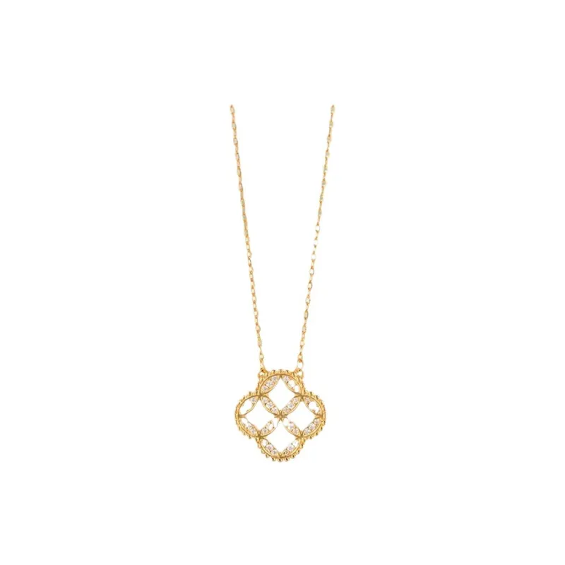 JESCAKOO S925 Silver Necklaces Women's Gold-0