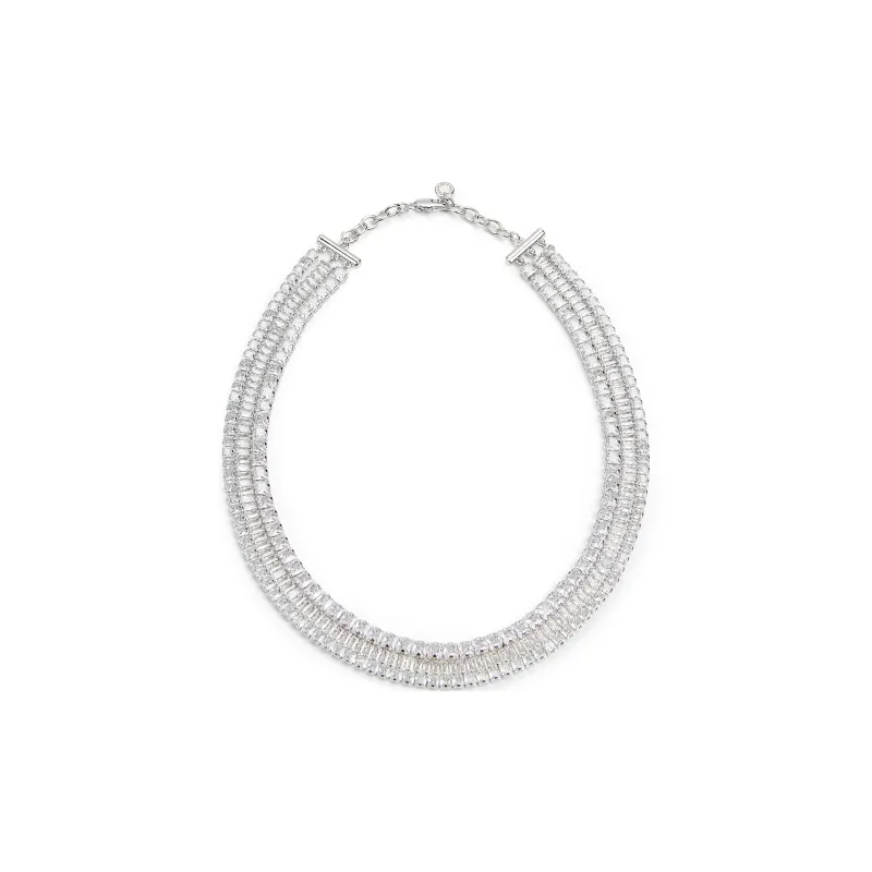 CHARLES&KEITH Brass/Semi Precious Stone Necklaces Women's Silver-0