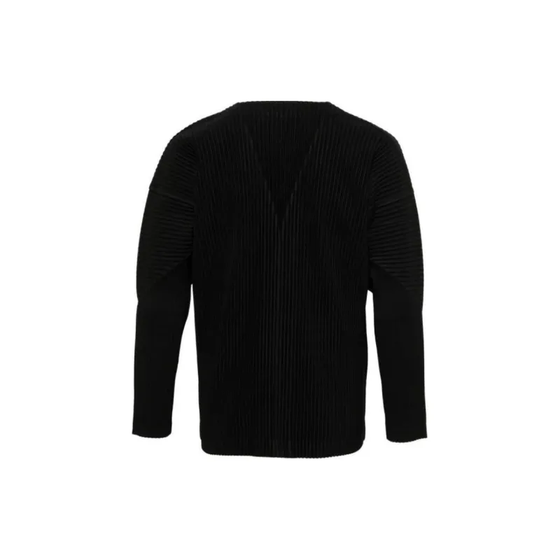 Homme Plissé Issey Miyake V neck Plissé Jacket-1