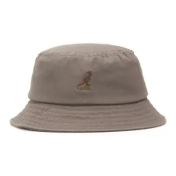 KANGOL Cotton Bucket Hats Unisex Brown
