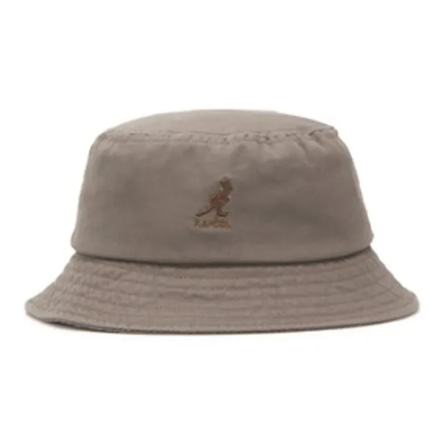 KANGOL Cotton Bucket Hats Unisex Brown-0