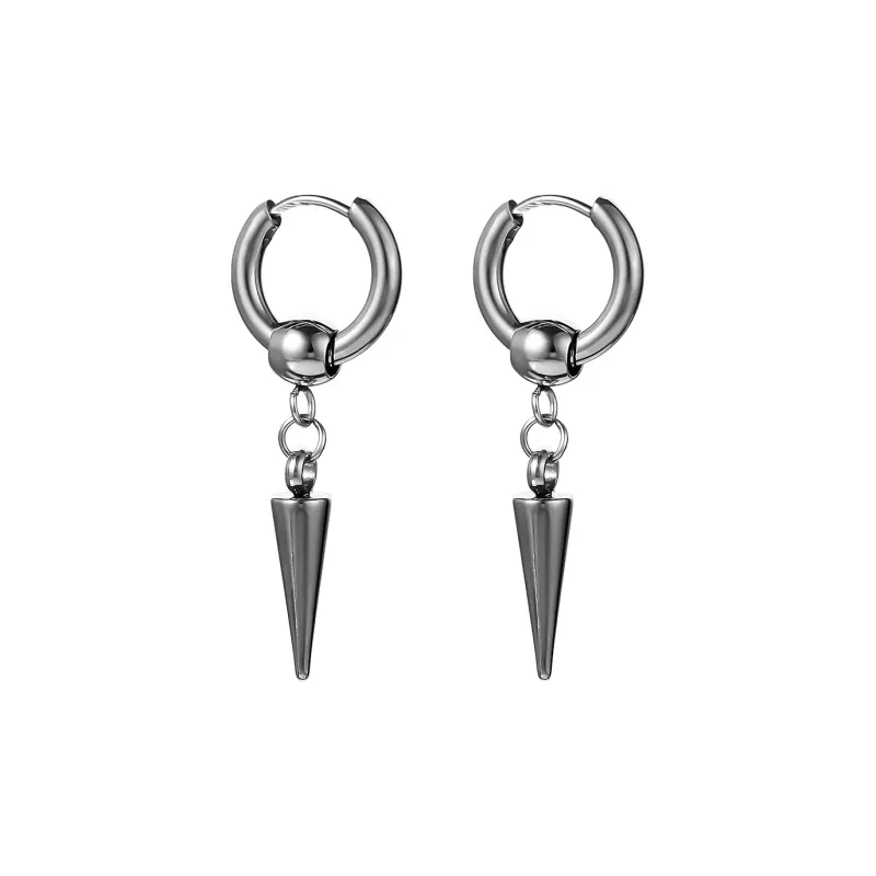 MISS XIA JWY Titanium Steel Earrings Unisex-5