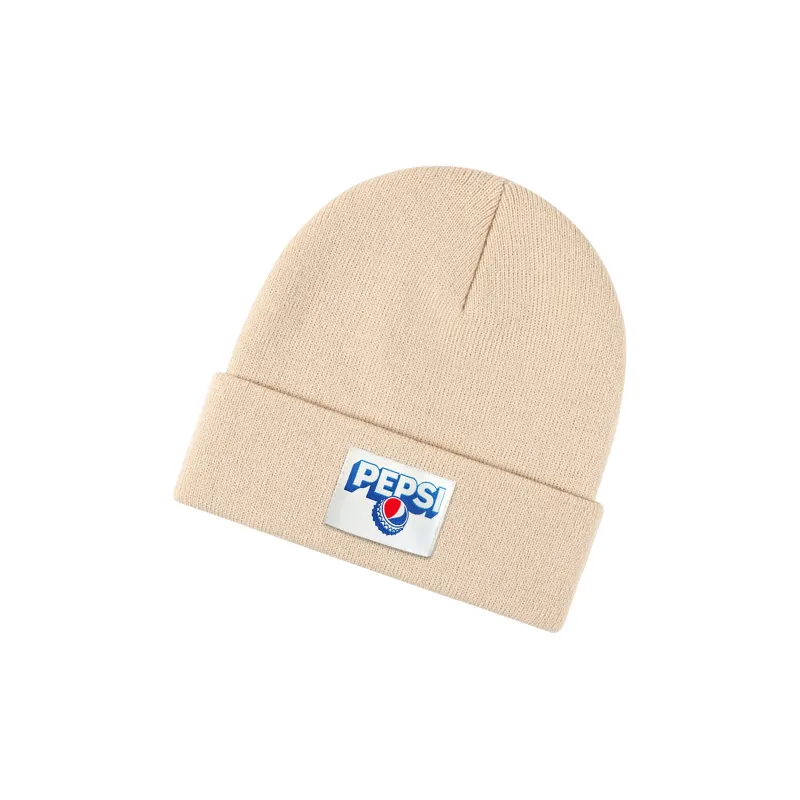 Pepsi Acrylic Beanies Unisex Black Caramel-13