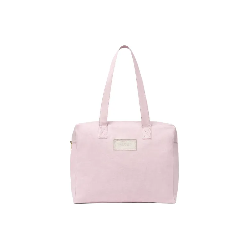 VERSACE 90S VINTAGE Cotton Tote Bag Shopping Bag Handbag Shoulder Bag Women's Pink-0