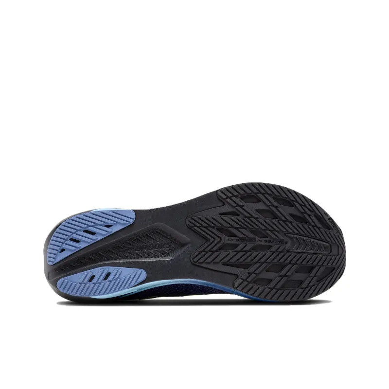 Brooks Anti Slip Wear Resistant Low Top Casual Running Shoes Men's Dark Blue-4