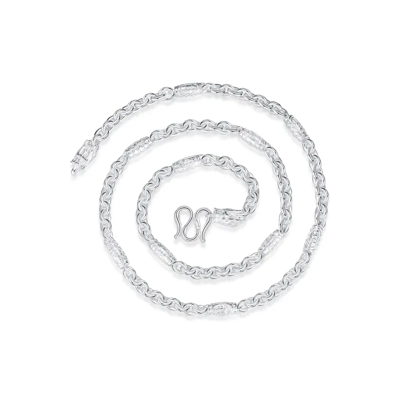 Original Summer S999 Fine Silver Necklaces Unisex-0