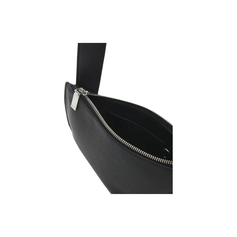 Alexander McQueen Grain Calfskin Handbag Coin Purse Women's Black-4