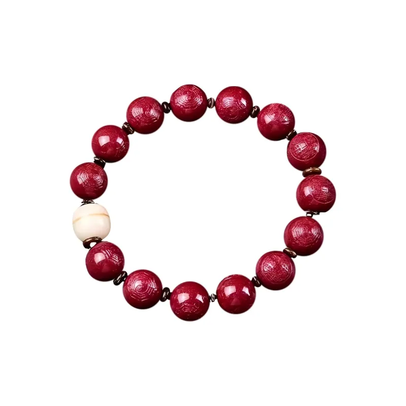 Stone On The Line Cinnabar Bracelets Unisex-0