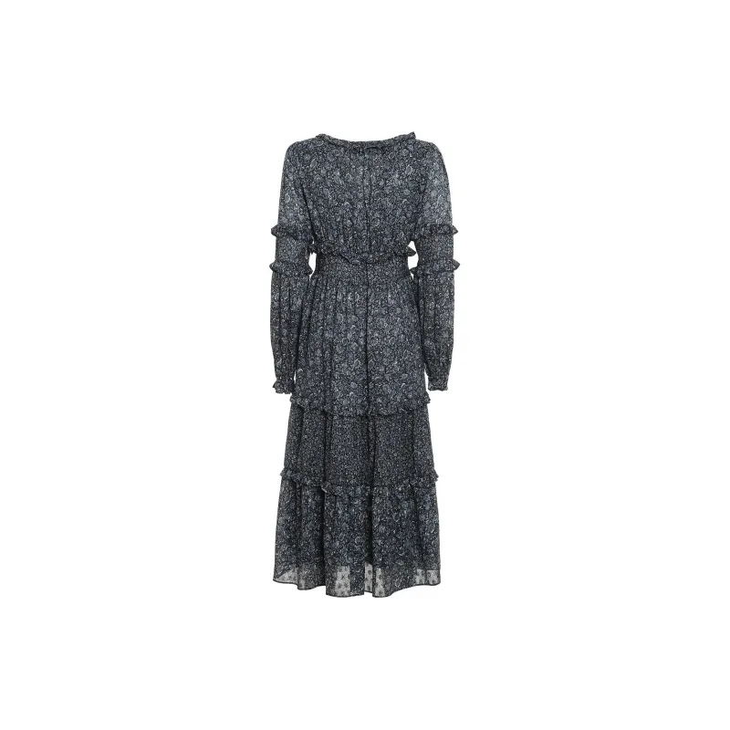 MICHAEL KORS Long Sleeved Dresses Women's Blue-1