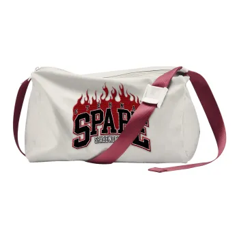 Spare No Pains. Polyester Portable Crossbody Bag, Shoulder Bag, Gym Bag, Sports Bag Unisex Multicolor