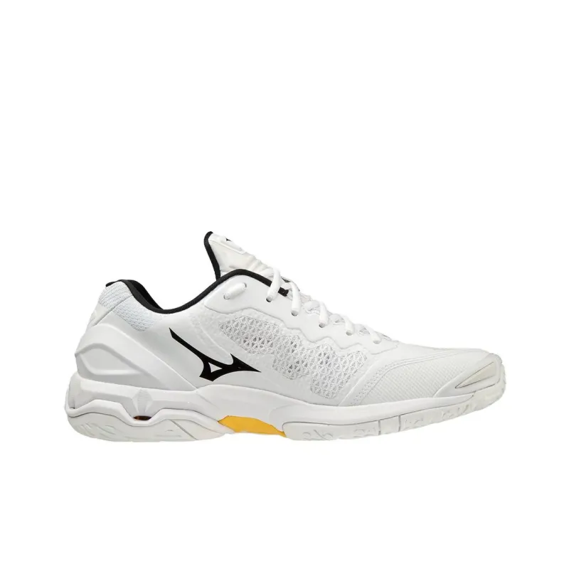 Mizuno Wave Stealth Anti Slip Wear Resistant Low Top Training Shoes Unisex White-1