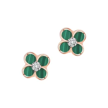 IS YOU 18K Gold Stud Earrings Women's