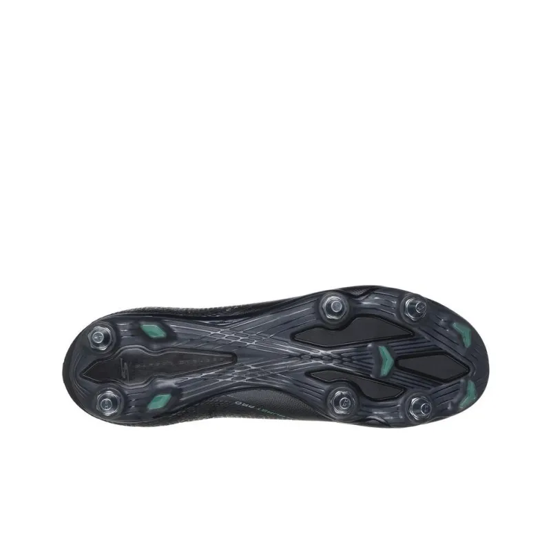 Skechers RAZOR - 1.5 ELITE Anti-Slip Wear-Resistant Soccer Shoes Unisex Black Silver-3
