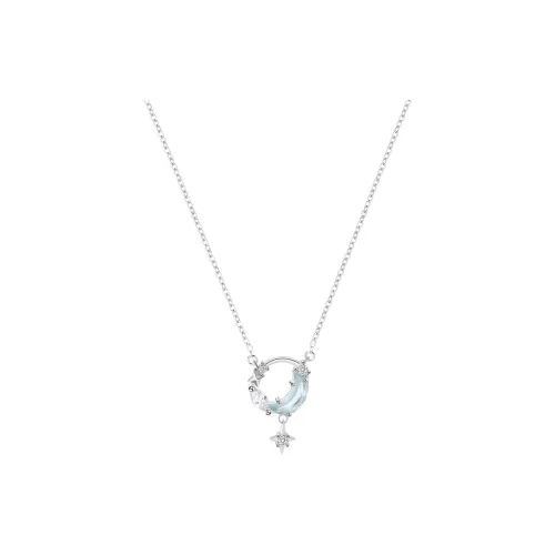 Floating Joy 925 Sterling Silver Necklaces Women's Year Of The Snake Good Luck