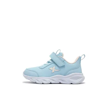 XTEP Anti Slip Wear Resistant Low Top Kids' Running Shoes Microwave Blue Pastel Pink Children Aged 3 7 Years Old