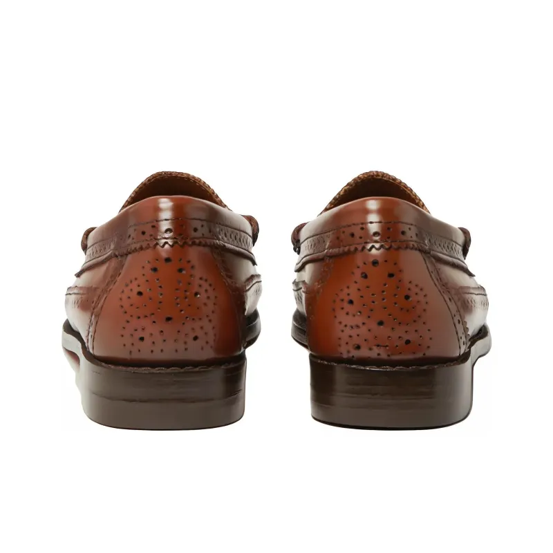 G.H. Bass & Co. Weejuns Brogue Loafers Women's Brown-4