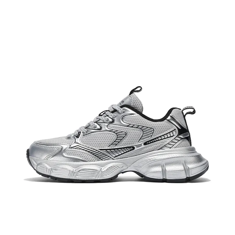 AGSDON Lightweight Height Increasing Thermal Low Top Chunky Sneakers Men's-21